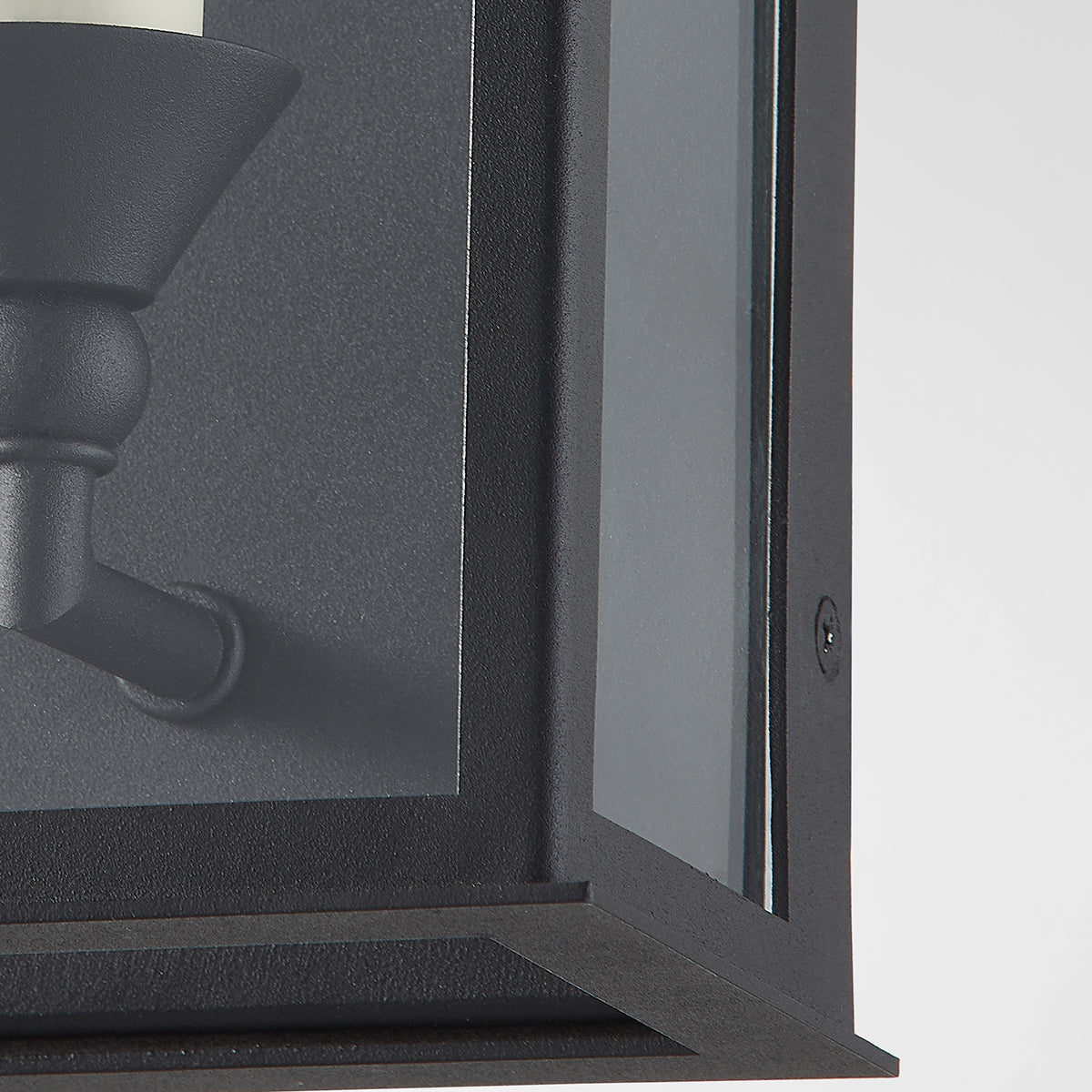 Troy Chauncey Outdoor Wall Sconce Textured Black Detail 1