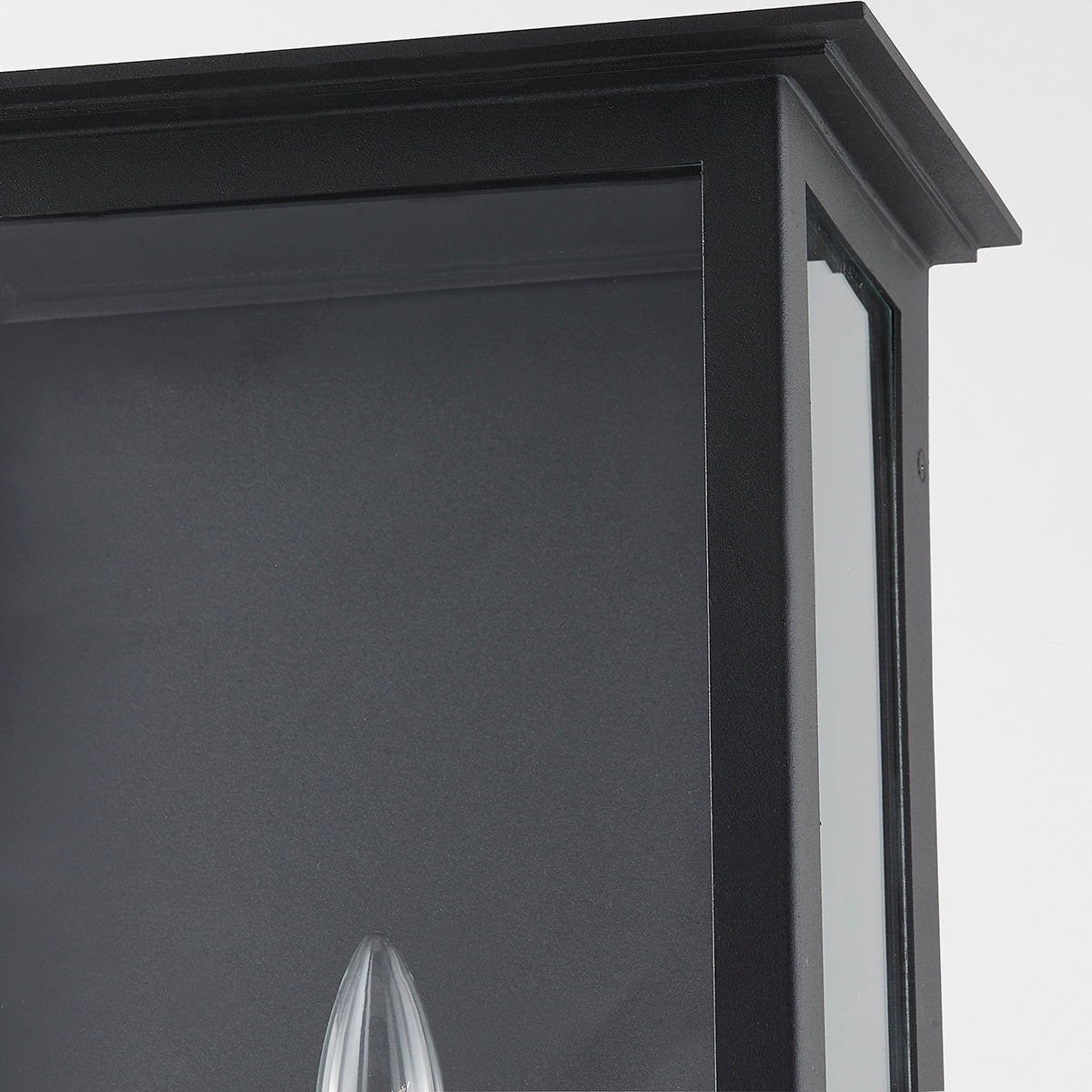Troy Chauncey Outdoor Wall Sconce Textured Black Detail 2