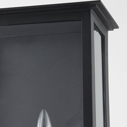 Troy Chauncey Outdoor Wall Sconce Textured Black Detail 2