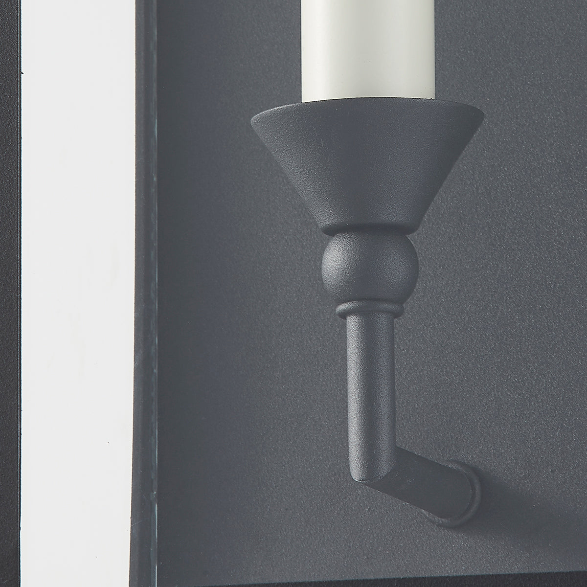 Troy Chauncey Outdoor Wall Sconce Textured Black Detail 2
