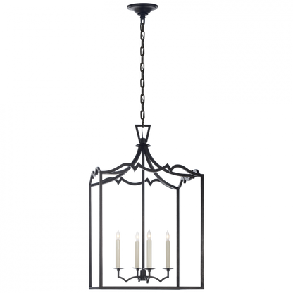 Visual Comfort Signature Darlana Lantern Pendant Aged Iron