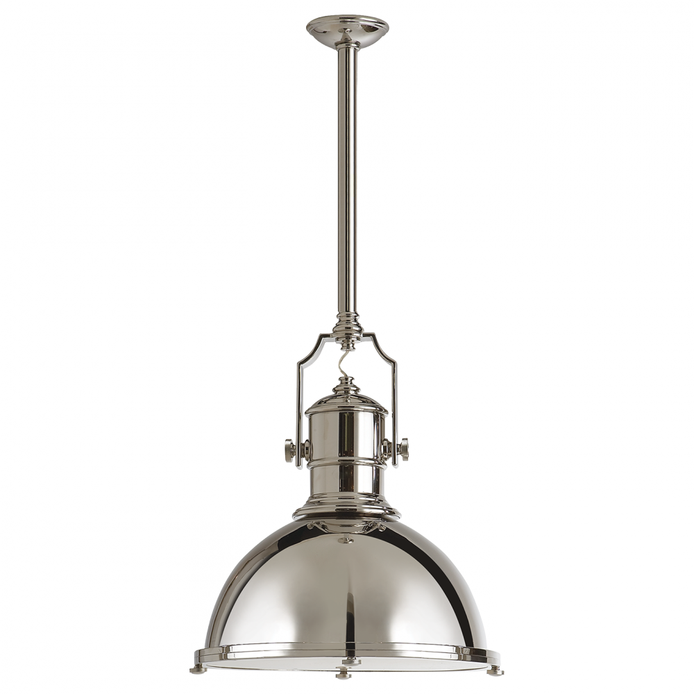 Visual Comfort Signature Country Industrial Large Pendant