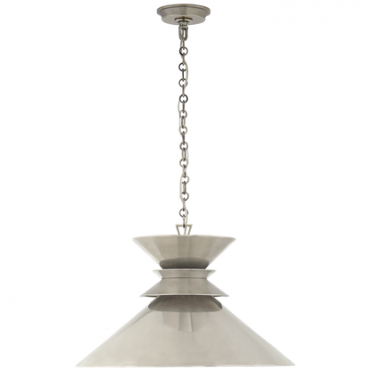 Visual Comfort Signature Alborg Stacked Pendant Antique Nickel Antique Nickel