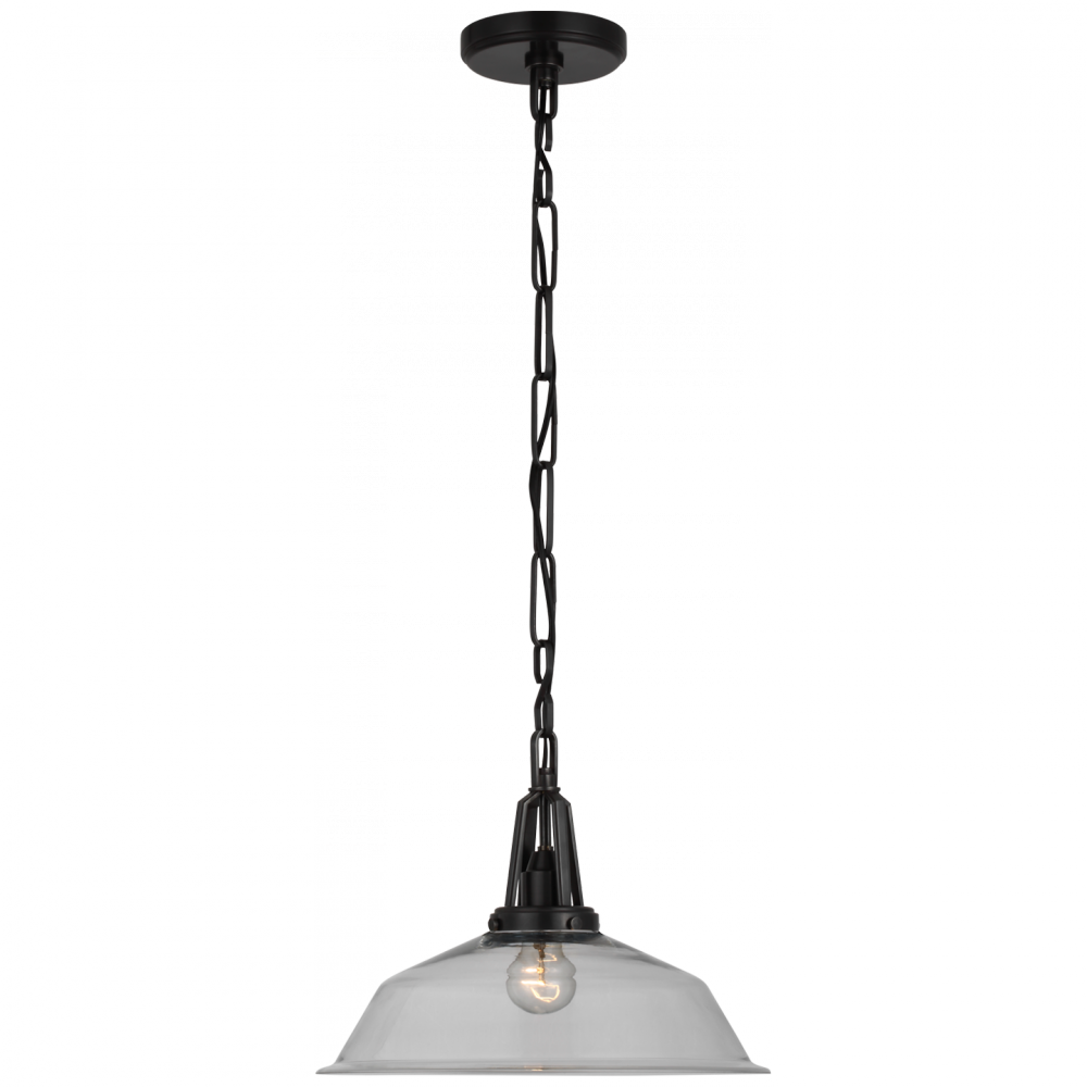 Visual Comfort Signature Layton Pendant Antique-Burnished Brass