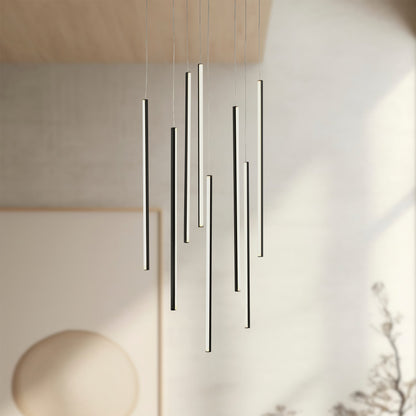 Chute 8-Head Multi Pendant
