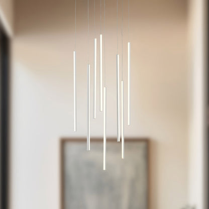 Chute 8-Head Multi Pendant