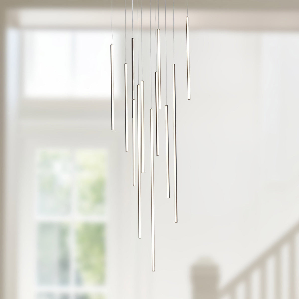 Chute 12-Head Multi Pendant