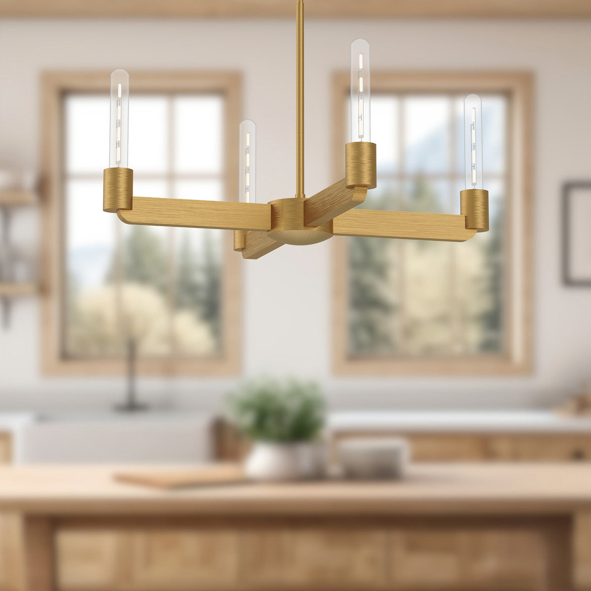 Claire 25" 4-Light Chandelier