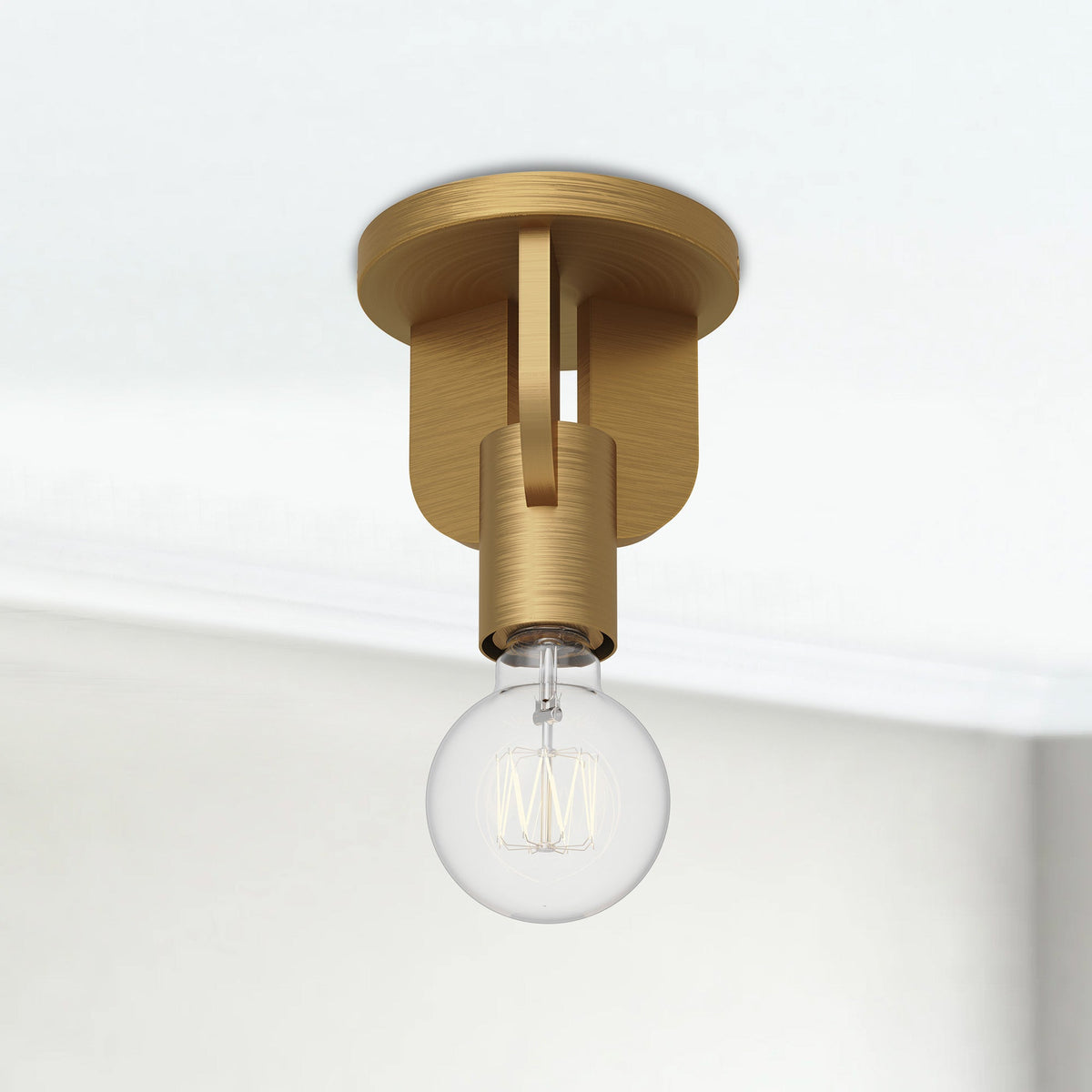 Claire 5" 1-Light Semi-Flush Mount