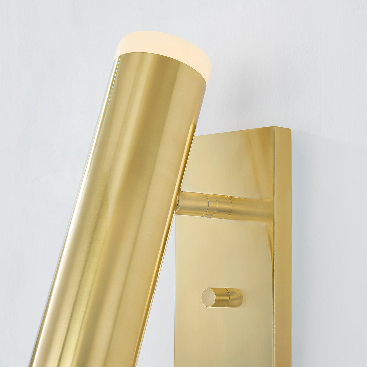 Hudson Valley Clark Wall Sconce Aged Brass detail view 4