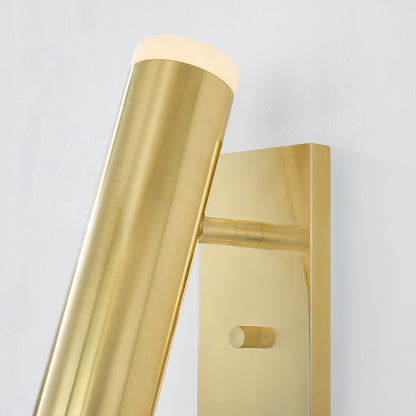 Hudson Valley Clark Wall Sconce Aged Brass detail view 4