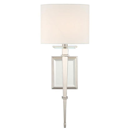 Crystorama Clifton Wall Sconce Polished Nickel