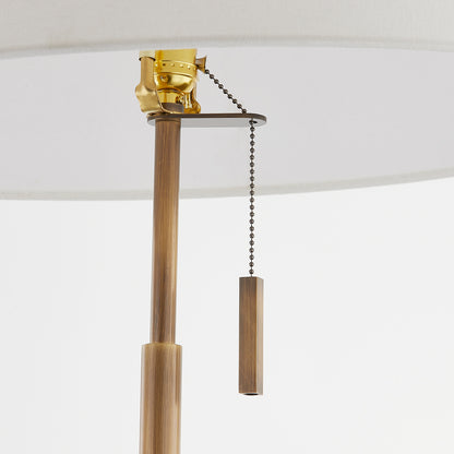 Troy Clic Floor Lamp Patina Brass Detail 1