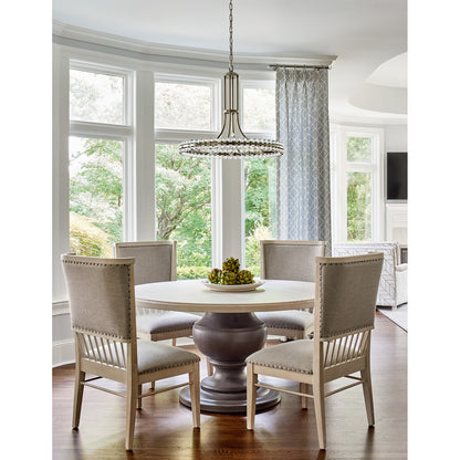 Clover 12-Light Aged Brass Chandelier