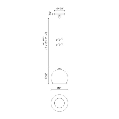 Alora Lighting-PD304008ANCG