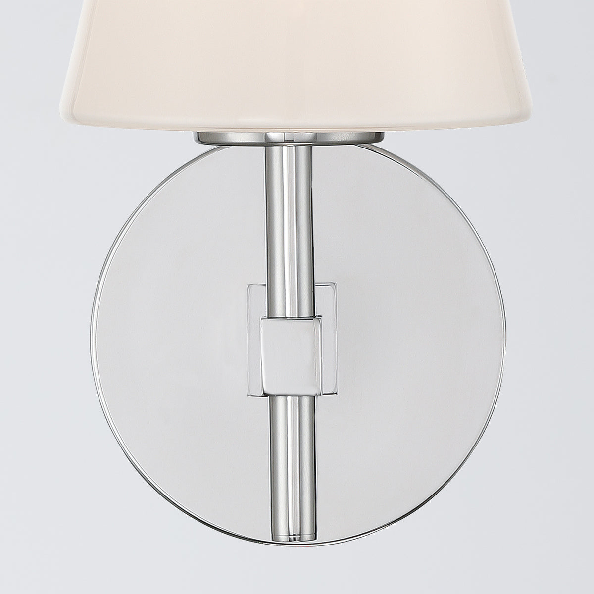 Crystorama Colton 1-Light Wall Sconce Polished Chrome - detail