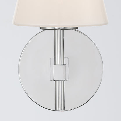 Crystorama Colton 1-Light Wall Sconce Polished Chrome - detail