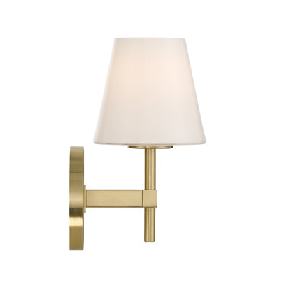 Crystorama Colton 1-Light Wall Sconce Vibrant Gold - detail