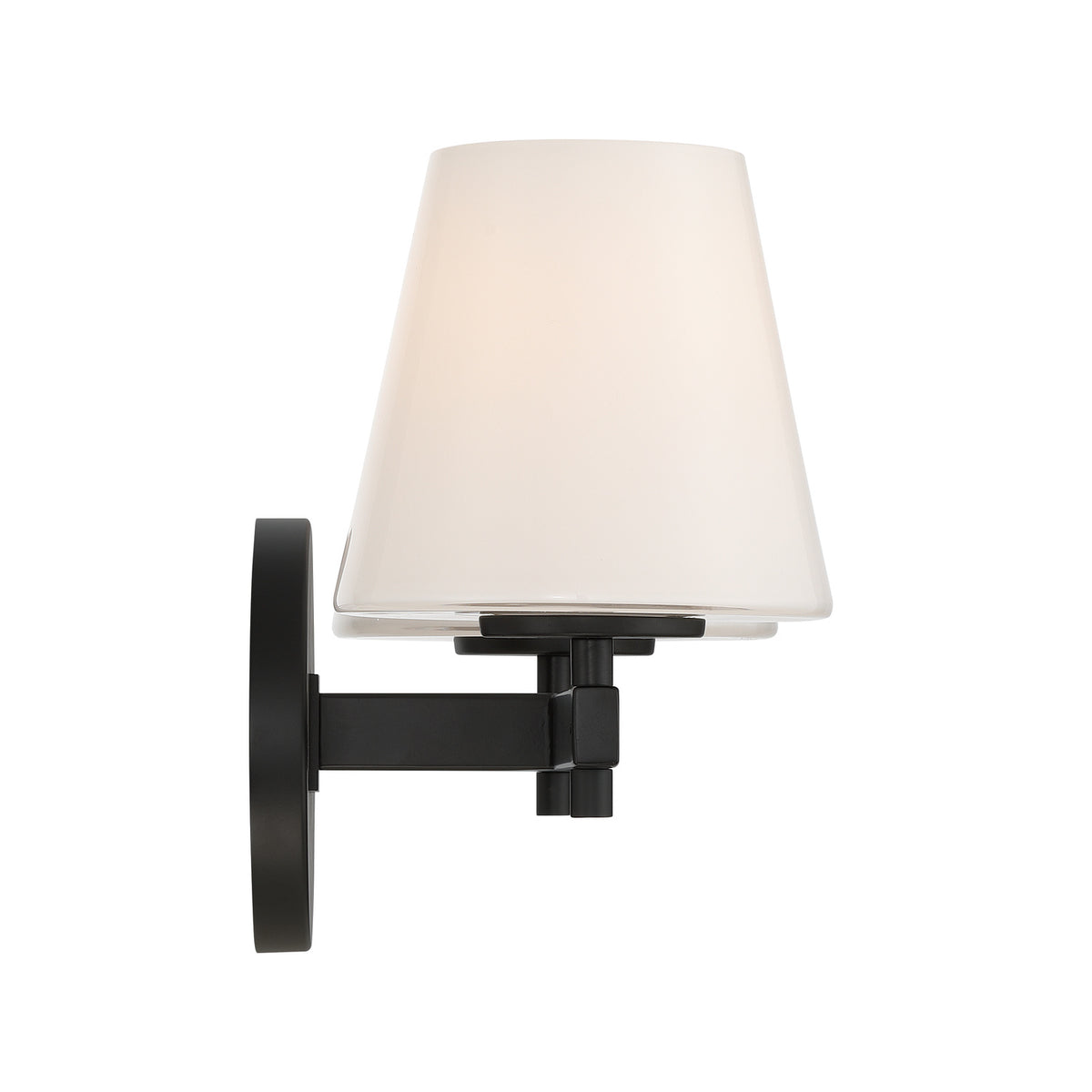 Crystorama Colton 2-Light Bathroom Vanity Black - detail