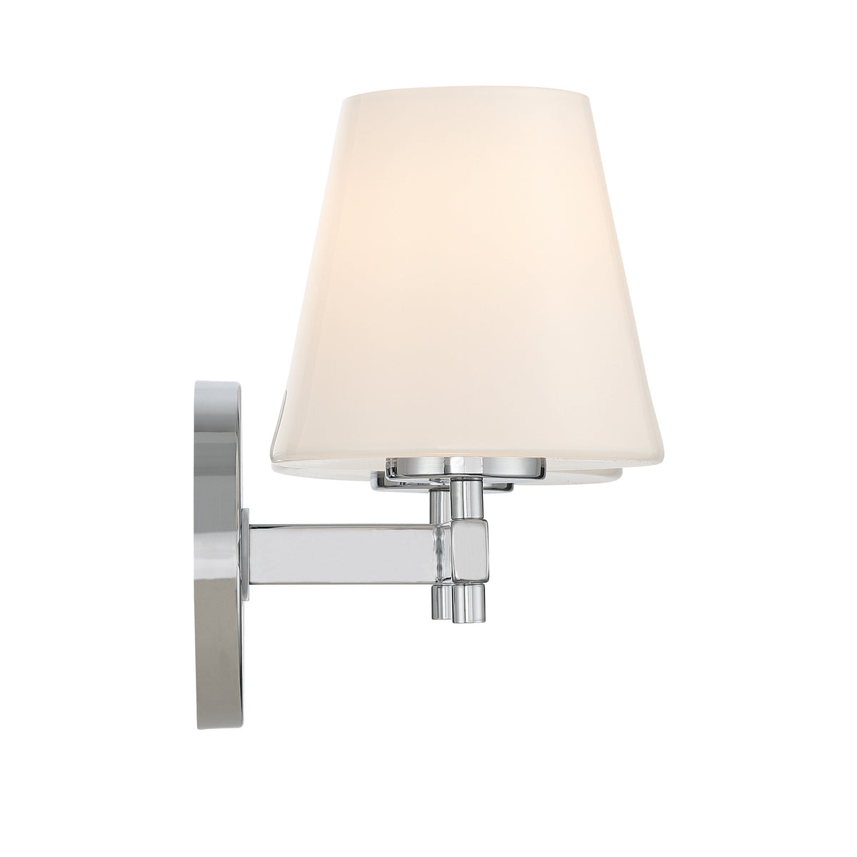 Crystorama Colton 2-Light Bathroom Vanity Polished Chrome - detail