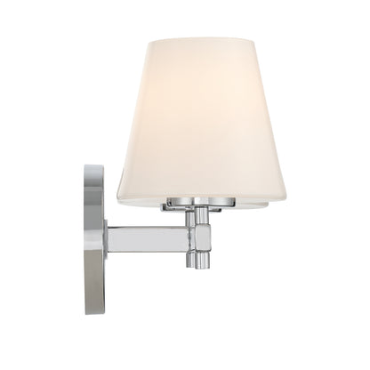 Crystorama Colton 2-Light Bathroom Vanity Polished Chrome - detail