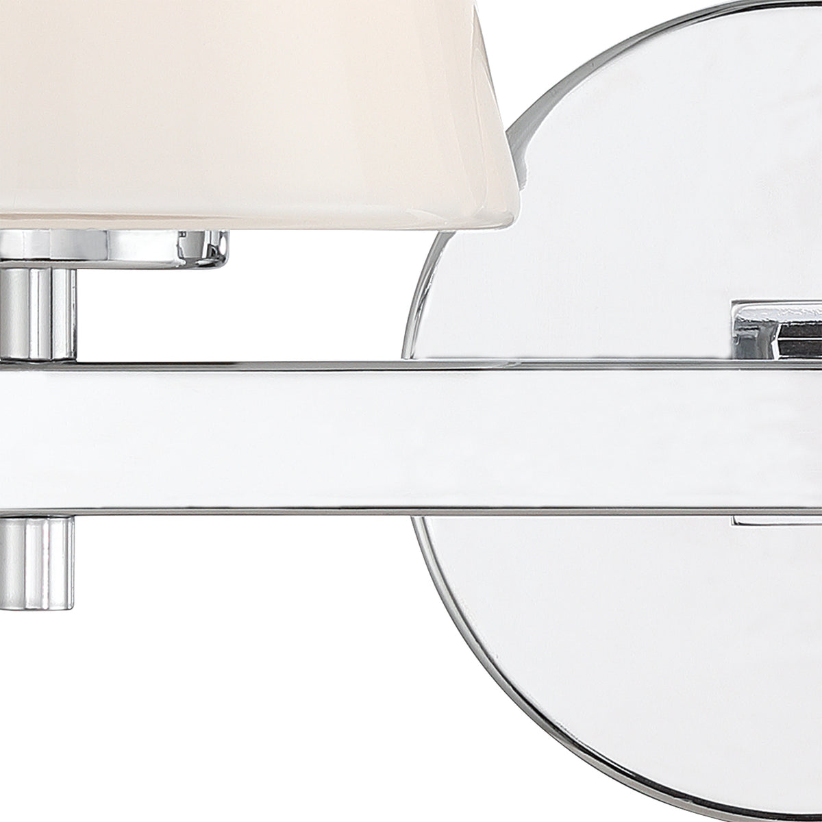 Crystorama Colton 2-Light Bathroom Vanity Polished Chrome - detail