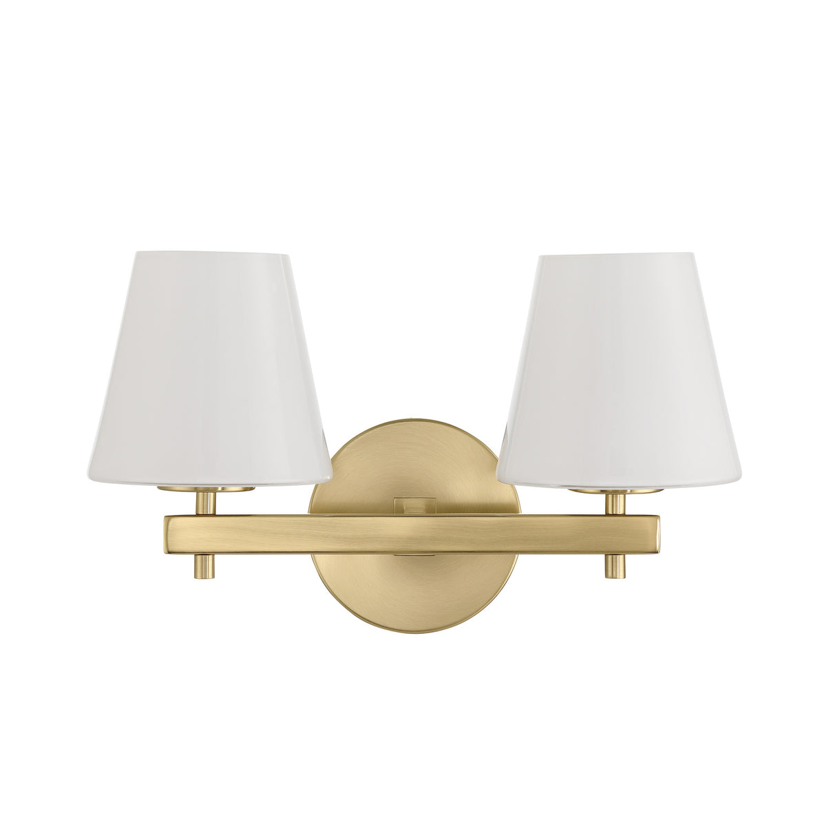 Crystorama Colton 2-Light Bathroom Vanity Vibrant Gold - detail