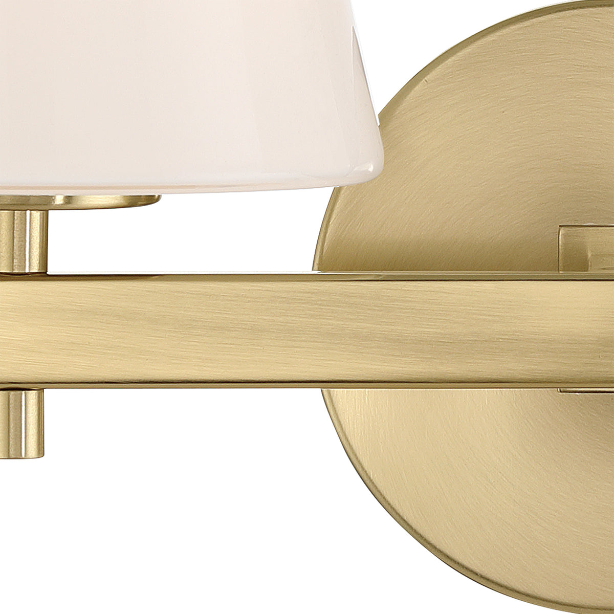 Crystorama Colton 2-Light Bathroom Vanity Vibrant Gold - detail