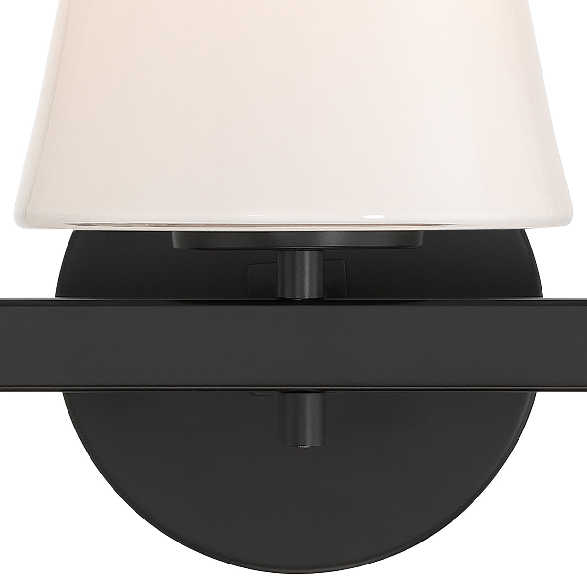 Crystorama Colton 3-Light Bathroom Vanity Black - detail