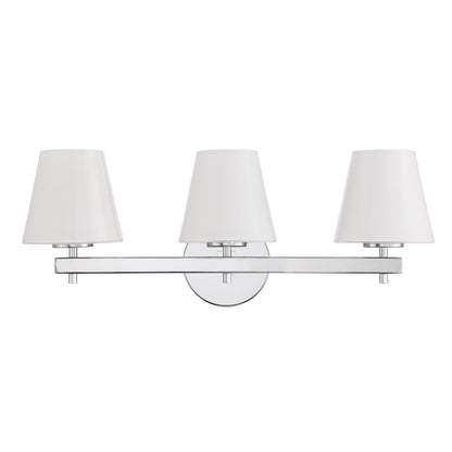 Crystorama Colton 3-Light Bathroom Vanity Polished Chrome - detail