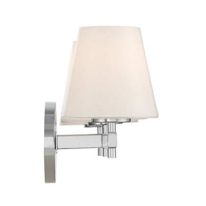Crystorama Colton 3-Light Bathroom Vanity Polished Chrome - detail