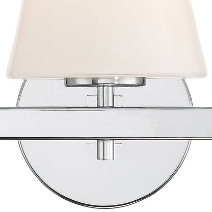 Crystorama Colton 3-Light Bathroom Vanity Polished Chrome - detail