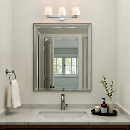 Crystorama Colton 3-Light Bathroom Vanity Polished Chrome - lifestyle