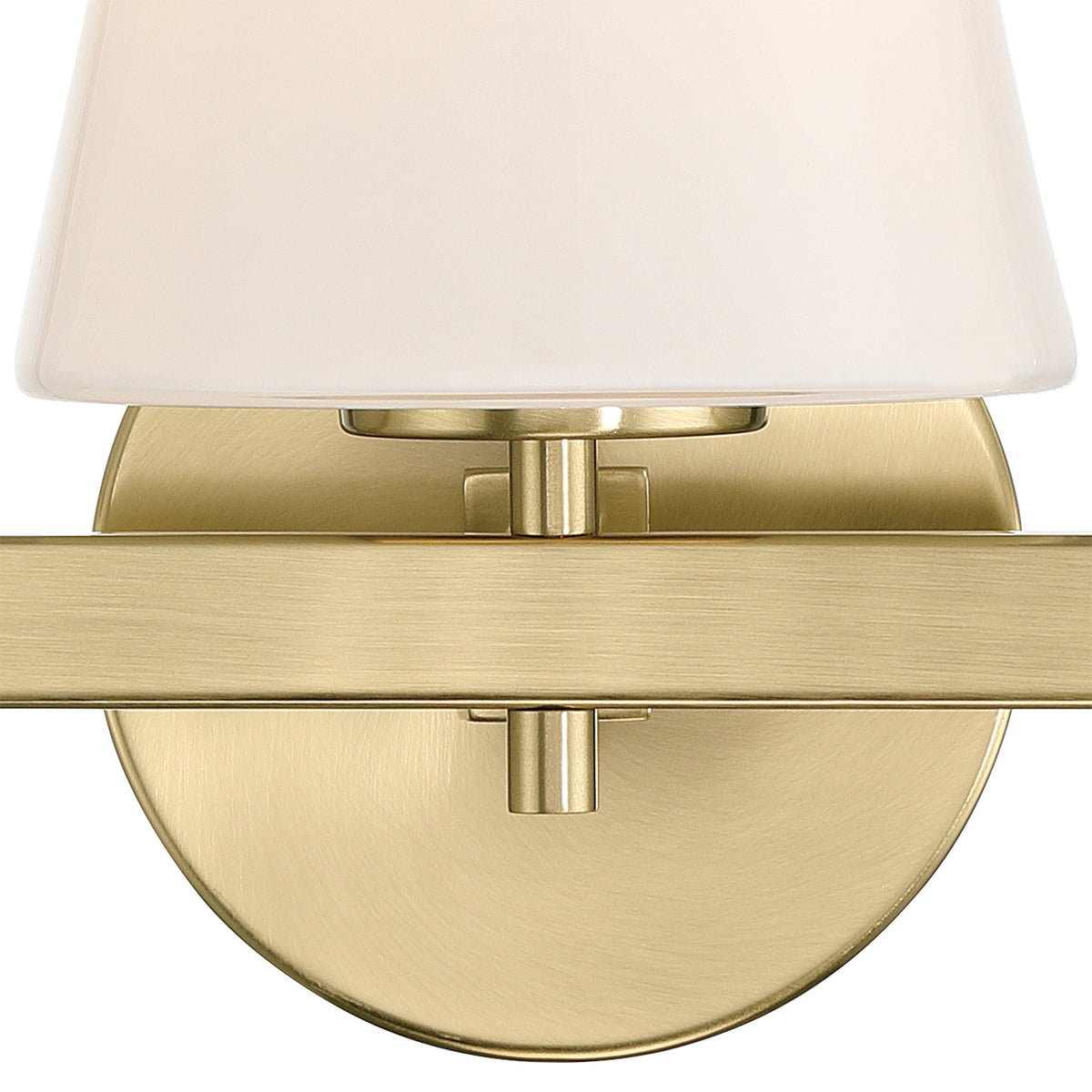 Crystorama Colton 3-Light Bathroom Vanity Vibrant Gold - detail