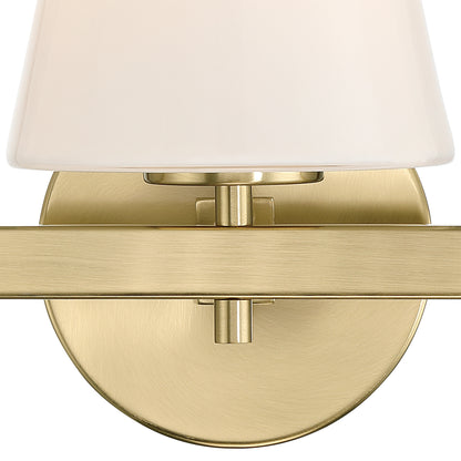Crystorama Colton 3-Light Bathroom Vanity Vibrant Gold - detail