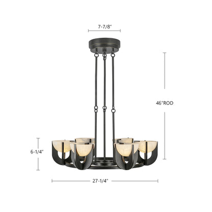 Colette 27" LED Chandelier