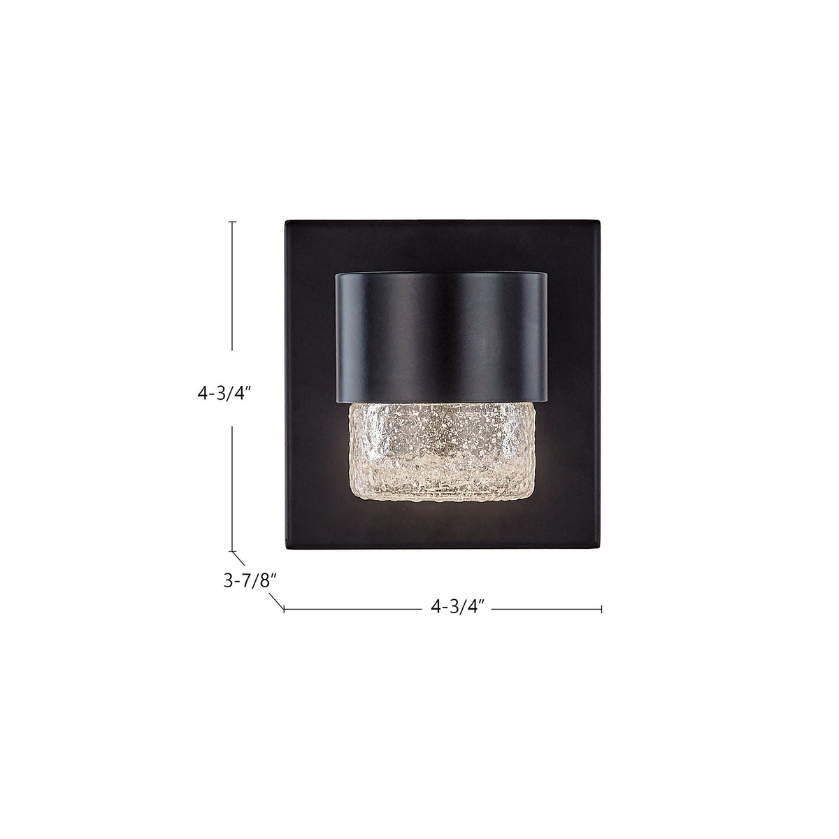 Copenhagen 5" Outdoor Wall Sconce - Black