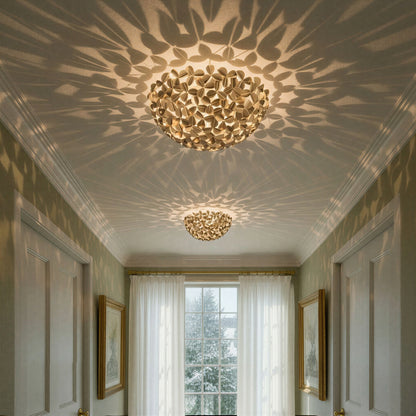 Crystorama Cora 3-Light Flush Mount - lifestyle