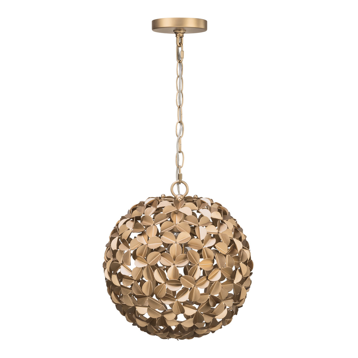 Crystorama Cora 1-Light Chandelier - detail