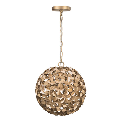 Crystorama Cora 1-Light Chandelier - detail