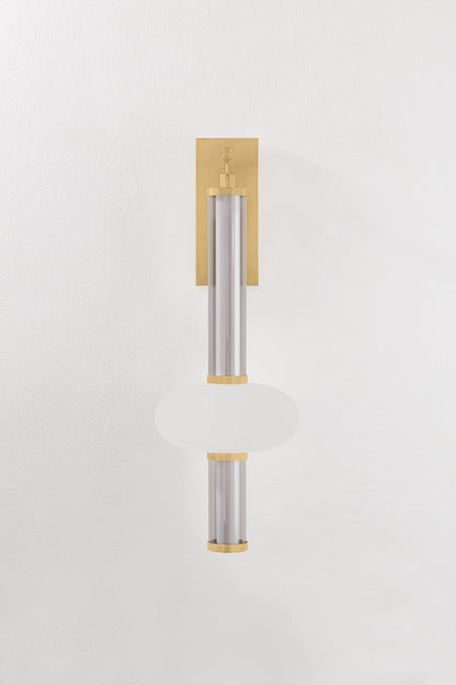 Corbett Corbin Wall Sconce Vintage Brass Detail 1