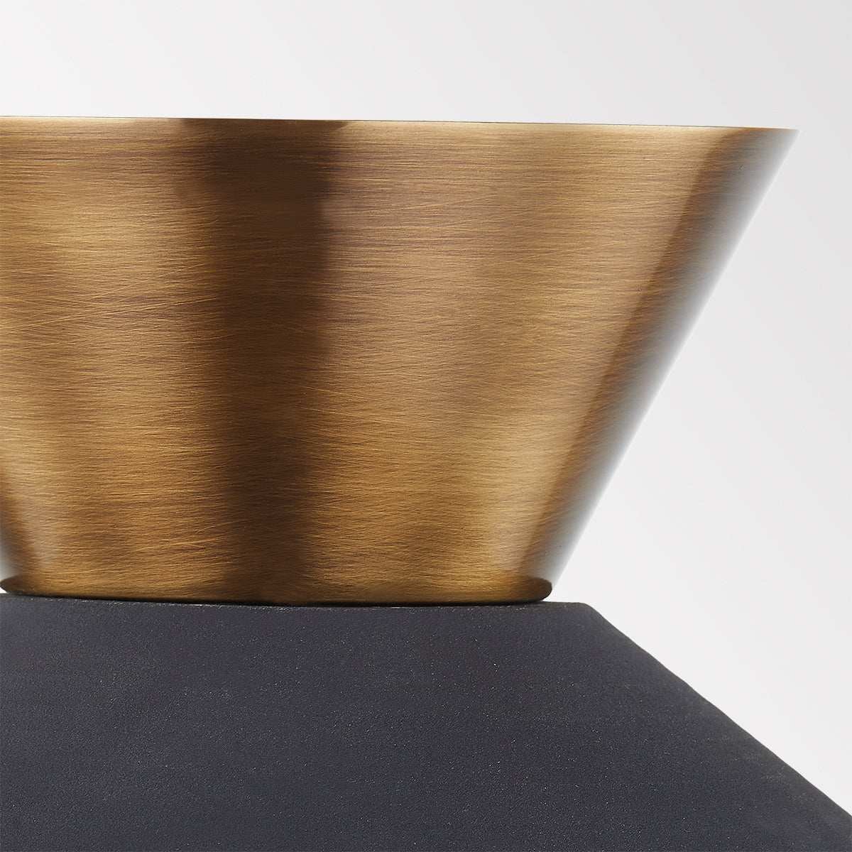 Troy Covina Flush Mount Patina Brass Detail 1