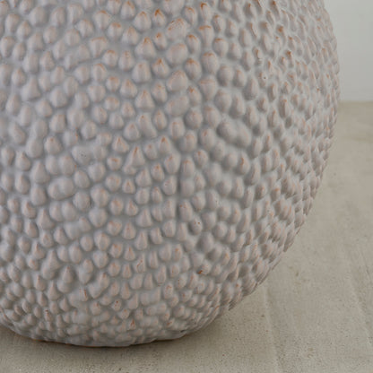 Troy Crater Table Lamp Patina Brass Ceramic White Gold Detail 2