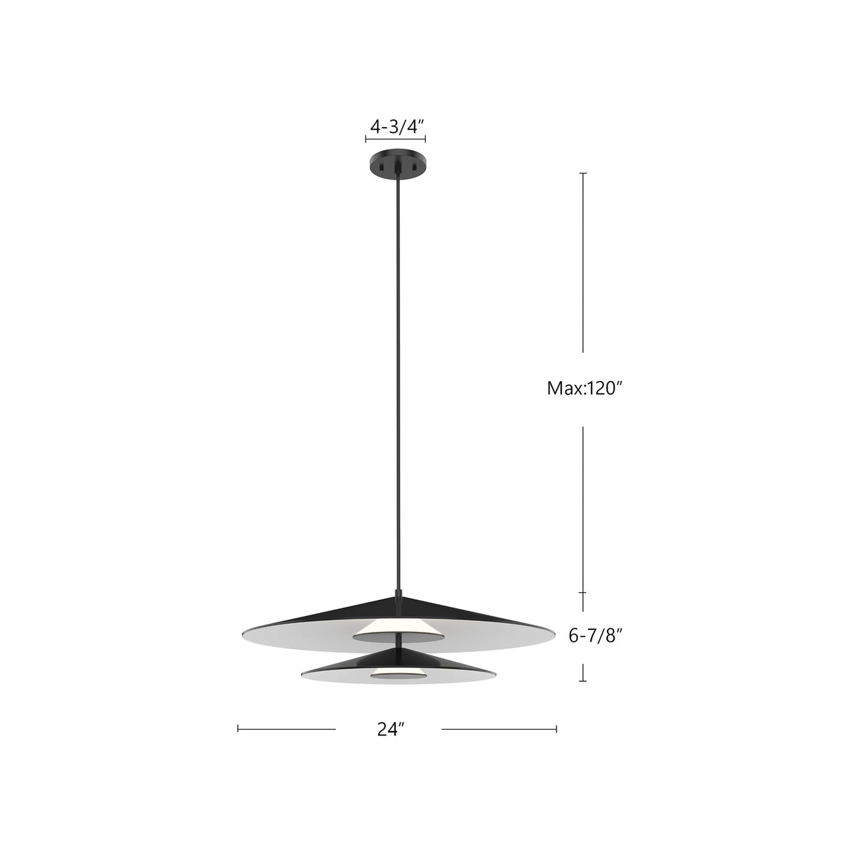 Cruz 24" LED Pendant