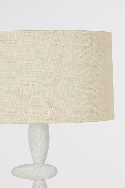 Troy Cullen Floor Lamp Vintage Gold Leaf / Ceramic Gypsum Clay Detail 2