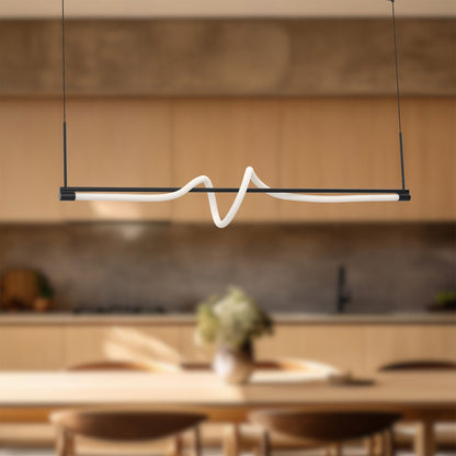 Cursive 54" LED Linear Pendant