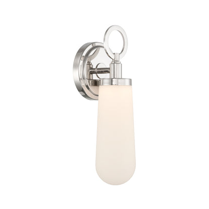 Crystorama Calvin Integrated LED Bath Sconce Polished Nickel