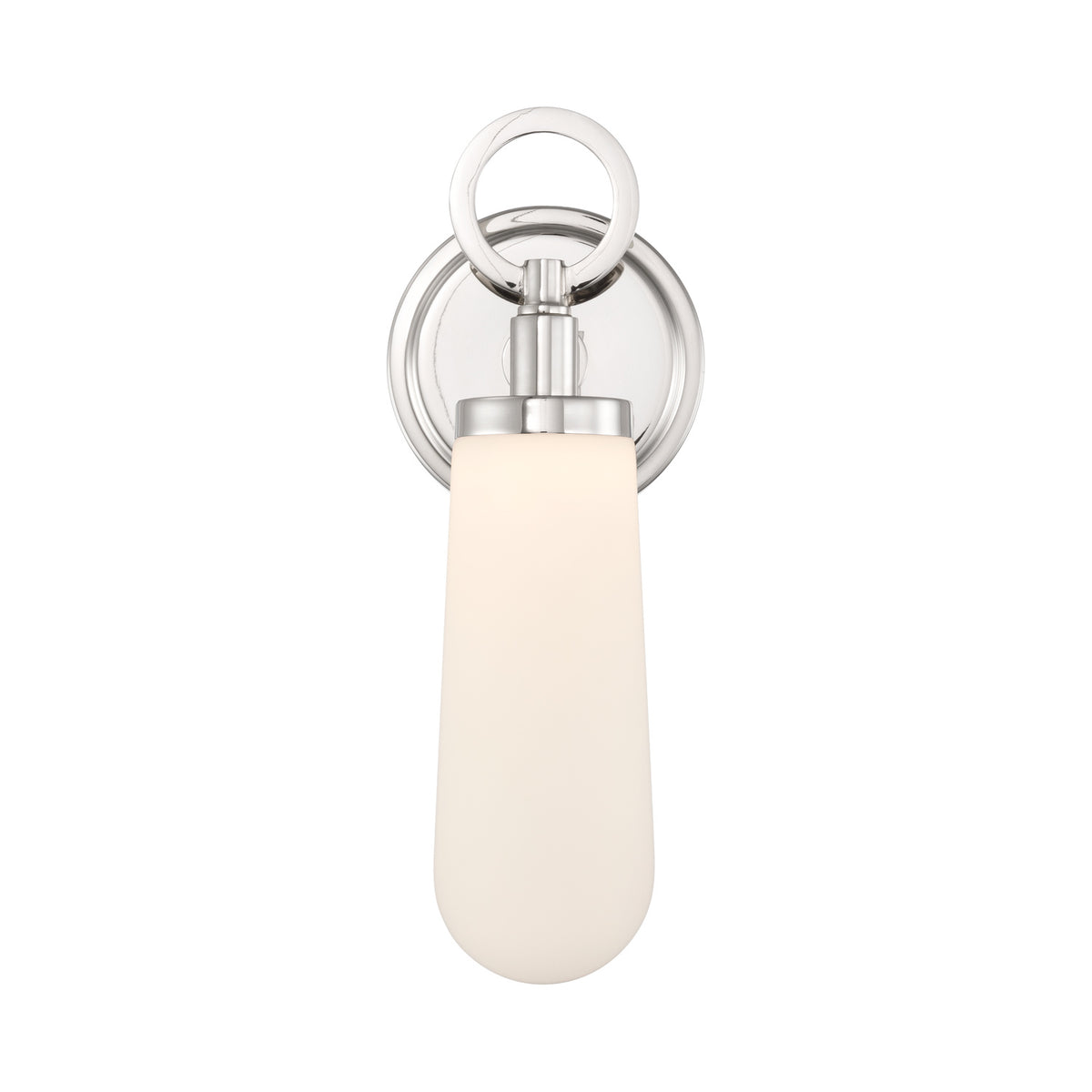 Crystorama Calvin LED Bath Sconce Polished Nickel - detail