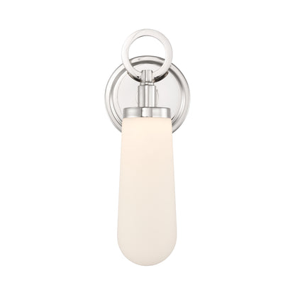 Crystorama Calvin LED Bath Sconce Polished Nickel - detail