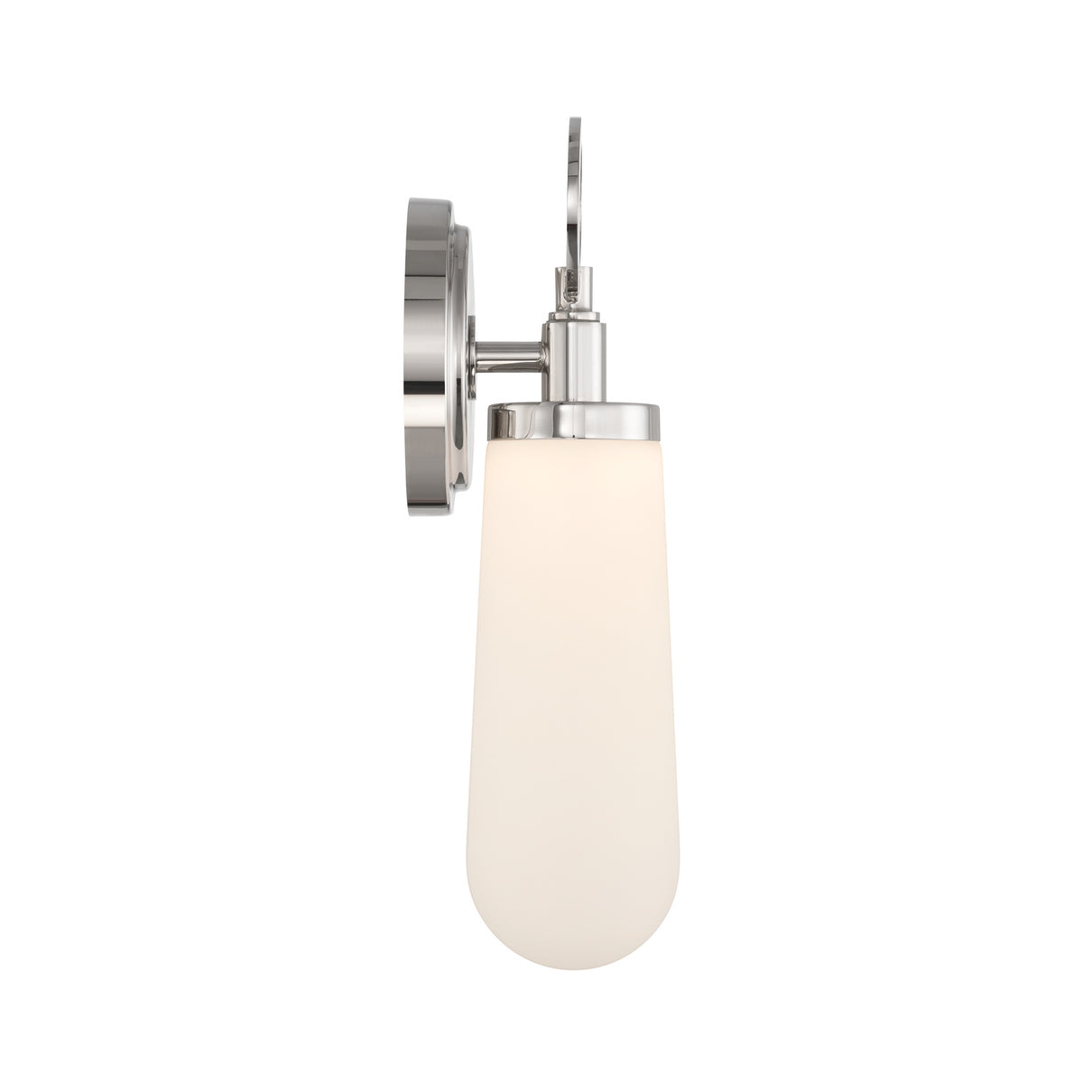 Crystorama Calvin LED Bath Sconce Polished Nickel - detail